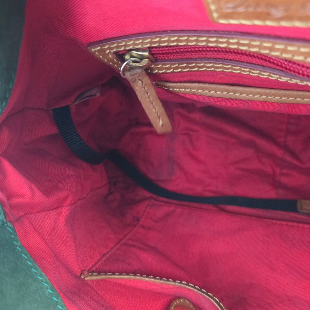 Dooney & Bourke Python Snake Embossed Leather Sho… - image 12